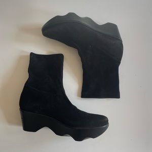 vintage robert clergerie modular platform sock boots